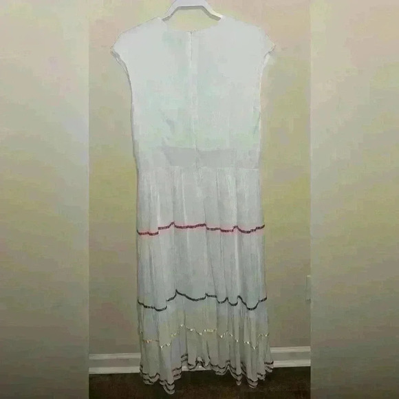 Alexia Admor Summer Maxi Dress Size 12 V-Neck Lined Sleeveless - Picture 8 of 8